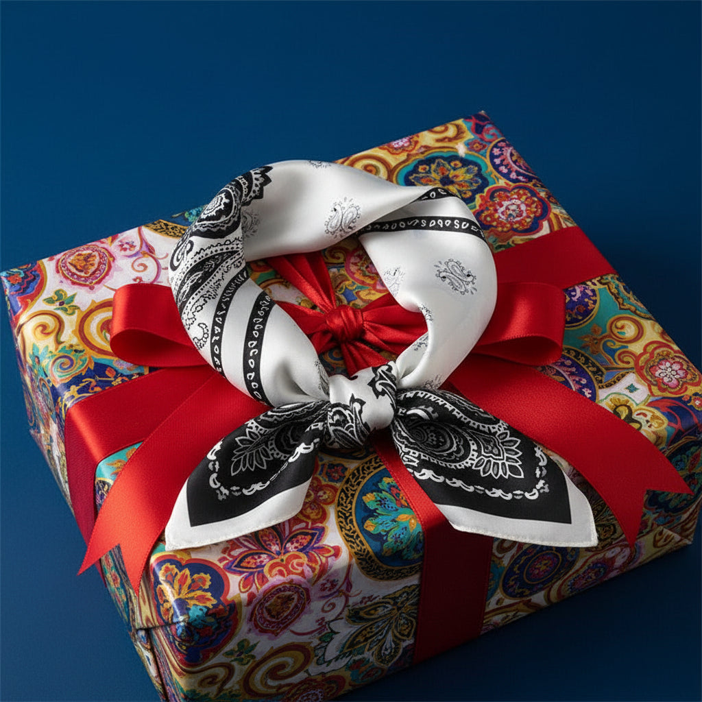 Cashew Scarf Women's Square Scarf Fashion Colored Versatile Scarf 70cm Neck Decoration Bundle eprolo