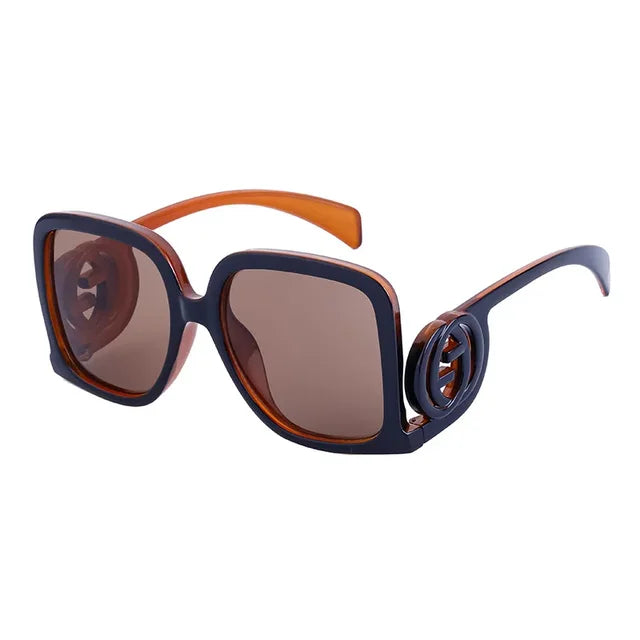 lunettes de soleil à monture large pour femme, lunettes de soleil de mode, lunettes polarisée anti-lumière bleue, lunettes de plage eprolo