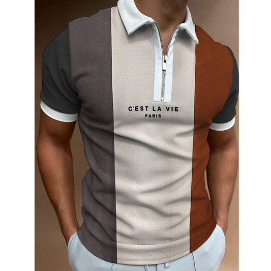 polo Zippé pour homme, polo en coton, polo confort et style eprolo