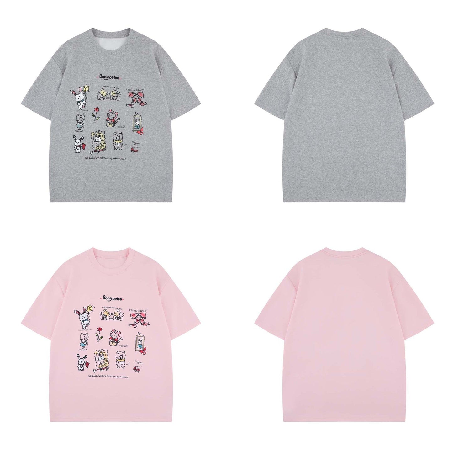 T-shirt à manches courtes imprimé homme / femme eprolo