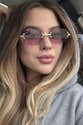 Lunettes De Soleil Femmes StyleBREAKER - Lentilles Ovales En Polycarbonate, Monture Plastique/métal, Protection UV400, Catégorie 3 - 5