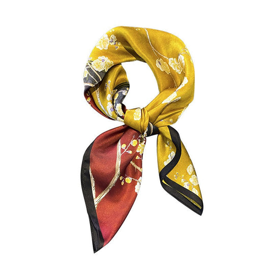 French style scarves silk square scarves mulberry silk decorations eprolo