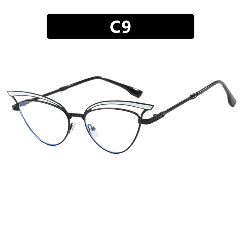 lunettes de soleil creuses oeil de chat eprolo