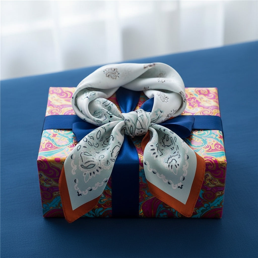 Cashew Scarf Women's Square Scarf Fashion Colored Versatile Scarf 70cm Neck Decoration Bundle eprolo