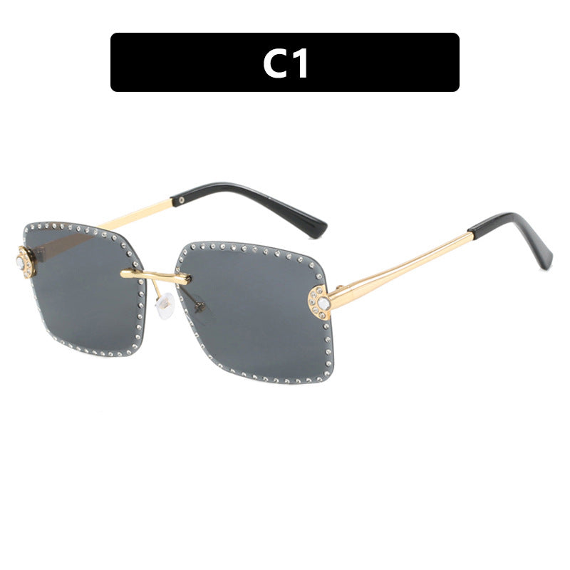 lunettes de soleil carrées sans monture eprolo