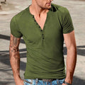 Henry round neck short sleeved T-shirt slim fit sports base shirt top eprolo