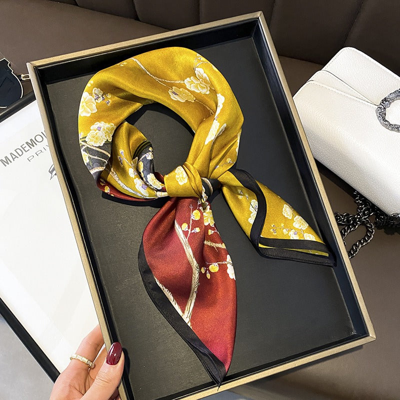 French style scarves  silk square scarves  mulberry silk decorations eprolo