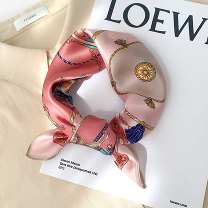 Carriage Silk Warm Scarf Fashionable Decoration Square Four Seasons Universal Scarf eprolo