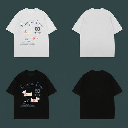 T-shirt à manche courte imprimé homme / femme eprolo