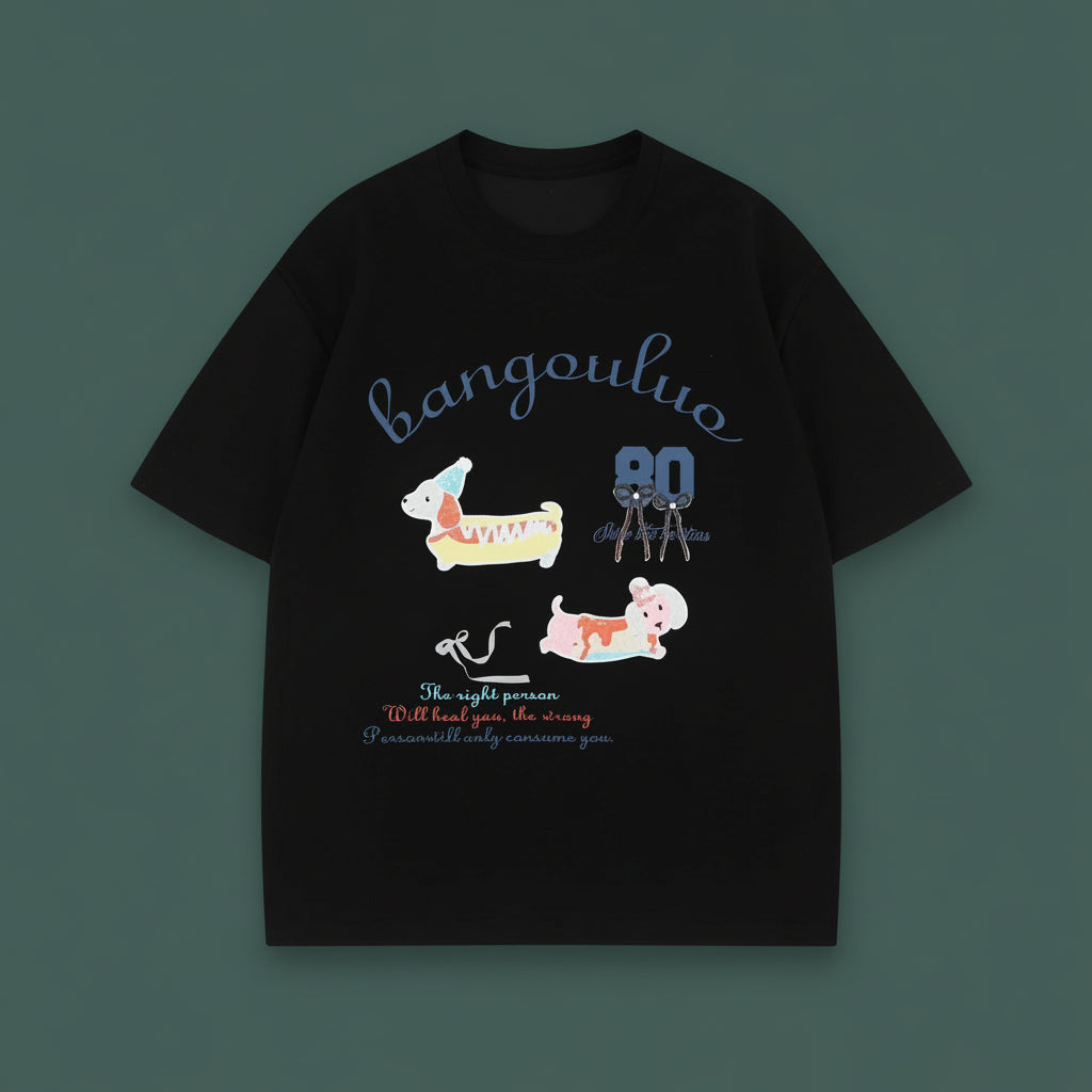 T-shirt à manche courte imprimé homme / femme eprolo