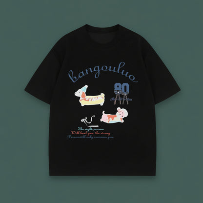 T-shirt à manche courte imprimé homme / femme eprolo