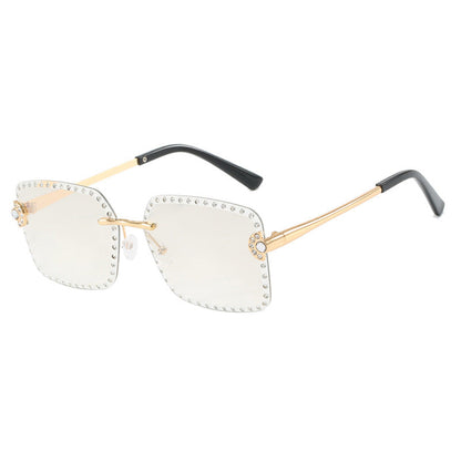 lunettes de soleil carrées sans monture eprolo