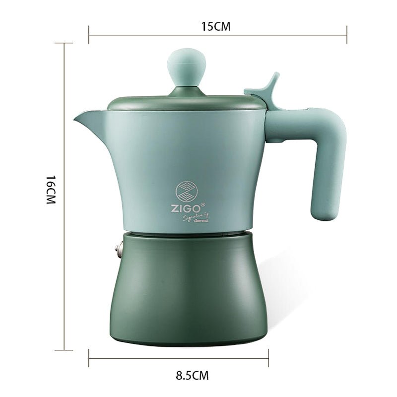 Moka Pot Espresso Brewing Coffee Pot - le sable vert