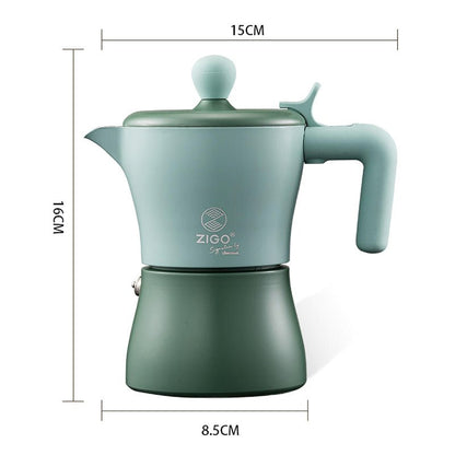 Moka Pot Espresso Brewing Coffee Pot - le sable vert