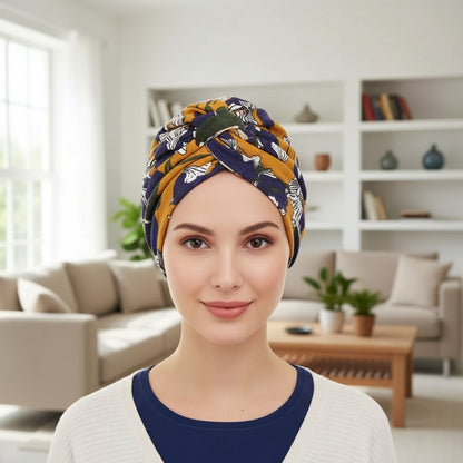 Muslim Women Silk Braid Pre tied Turban Hat Headscarf Cancer Chemo Beanie Cap Headwear Head Wrap Hair Accessories eprolo