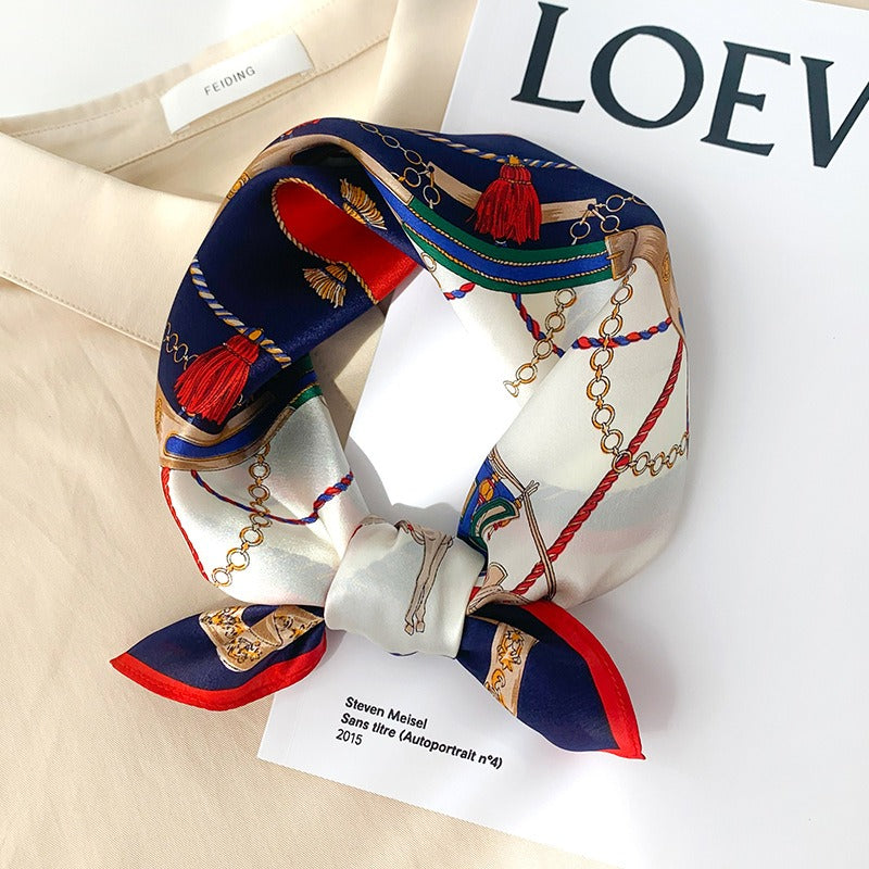 Carriage Silk Warm Scarf Fashionable Decoration Square Four Seasons Universal Scarf eprolo