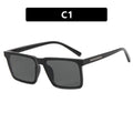 Square sunglasses, trendy big face, new sunglasses with UV protection, simple photography, high-end feel, sunglasses eprolo