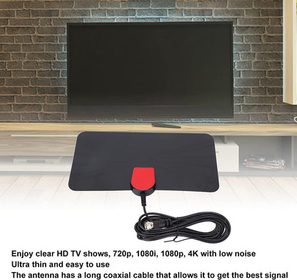 électronique accessoires,  antenne TV numérique d'intérieur, antenne HDTV 4K 1080P portée de réception 100 miles, 160 km UHF 4706862 MHz