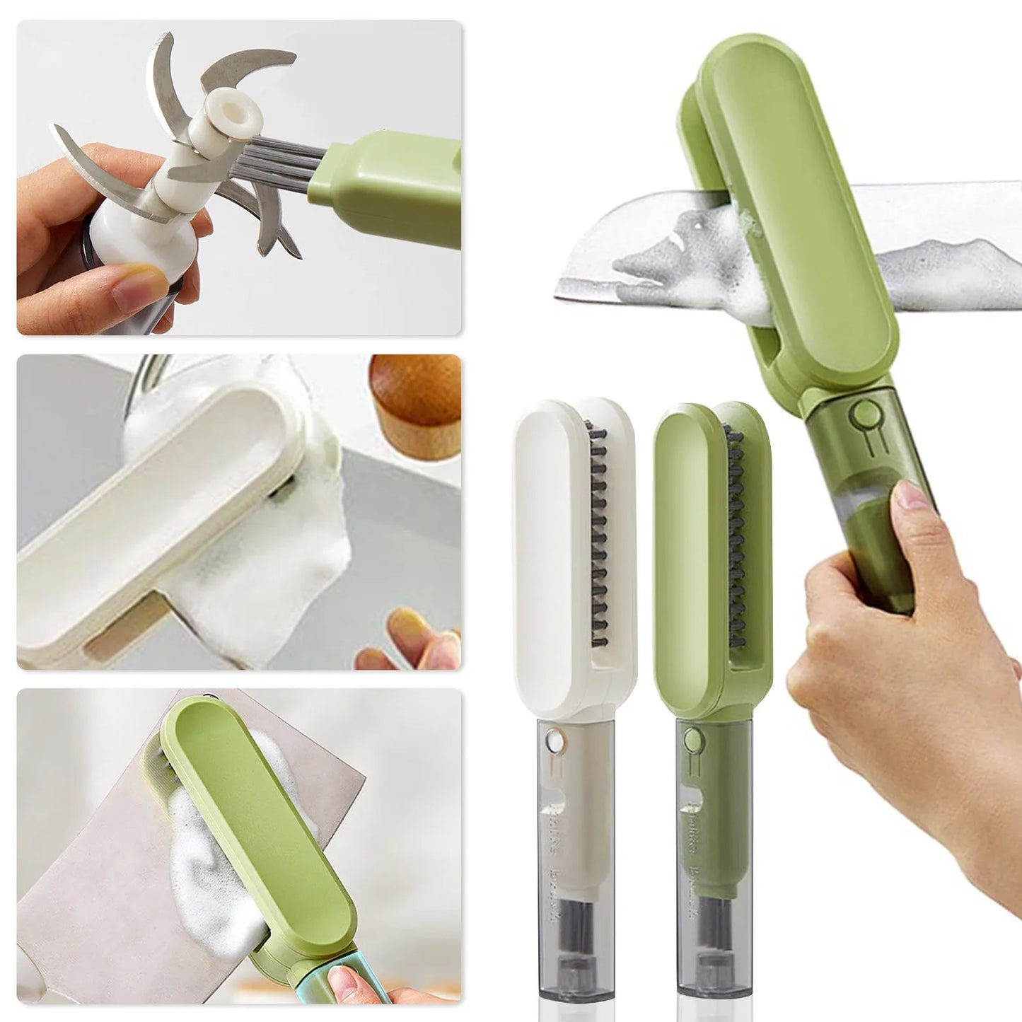 ustensiles de cuisine: brosse de nettoyage pour ustensiles de cuisine, ensemble de brosses