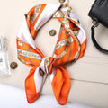 Square Scarf Women's Chain Silk Silk Touch Simulation Silk Scarf New Silk Satin Square Scarf eprolo