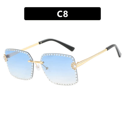 lunettes de soleil carrées sans monture eprolo