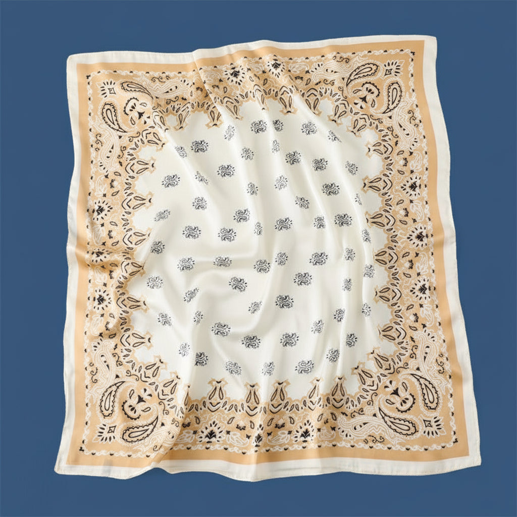 Cashew Scarf Women's Square Scarf Fashion Colored Versatile Scarf 70cm Neck Decoration Bundle eprolo