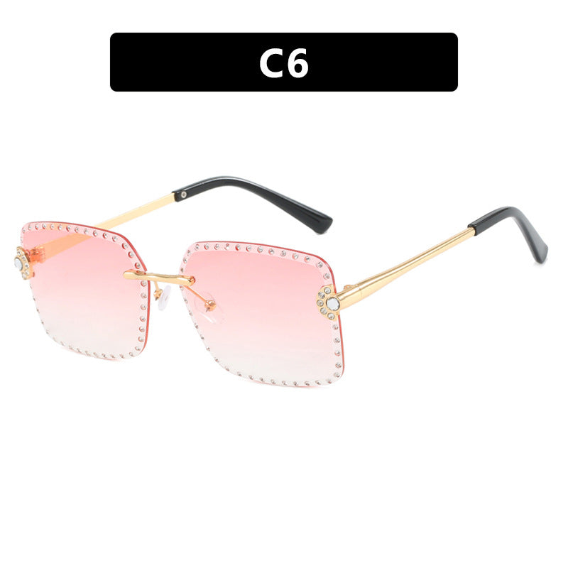 lunettes de soleil carrées sans monture eprolo