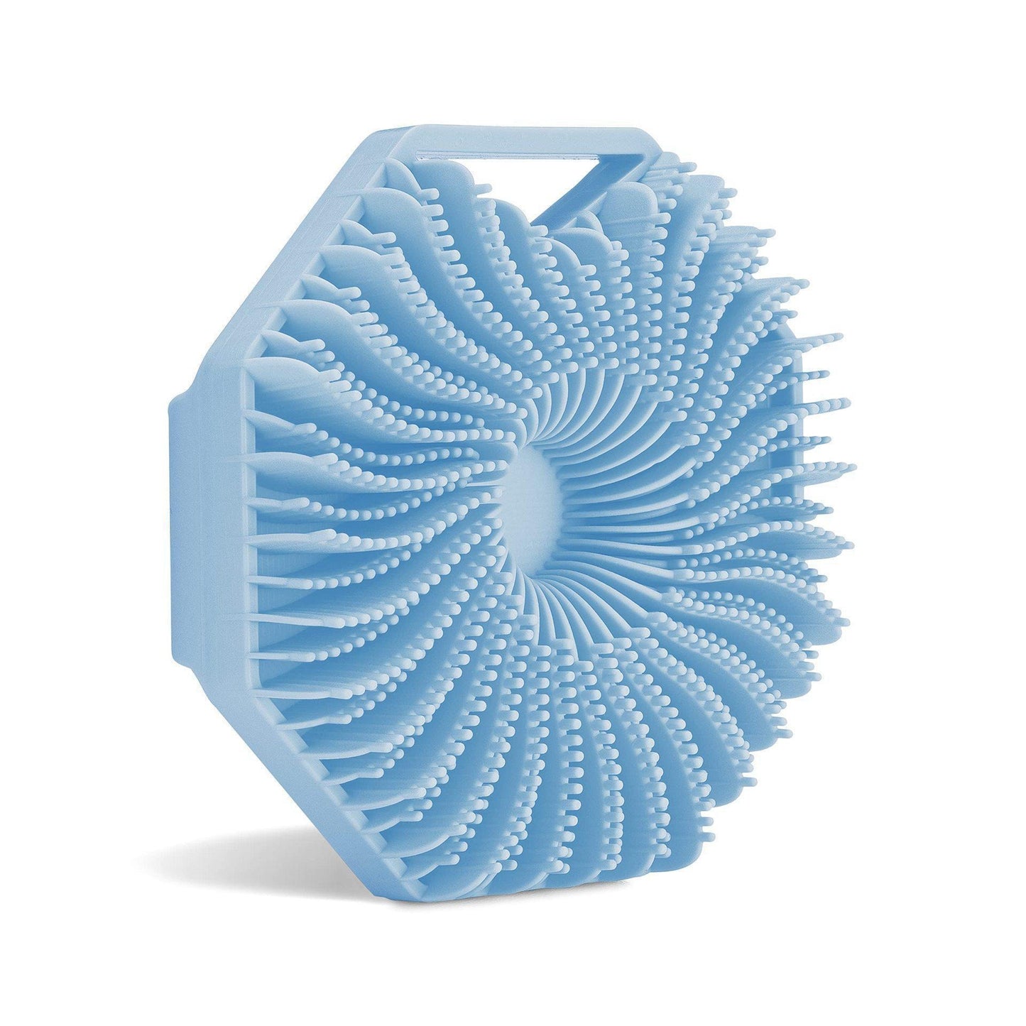 brosse de bain en silicone souple, brosse avec poignée ergonomique, outil portable de nettoyage et d'exfoliation pour la maison