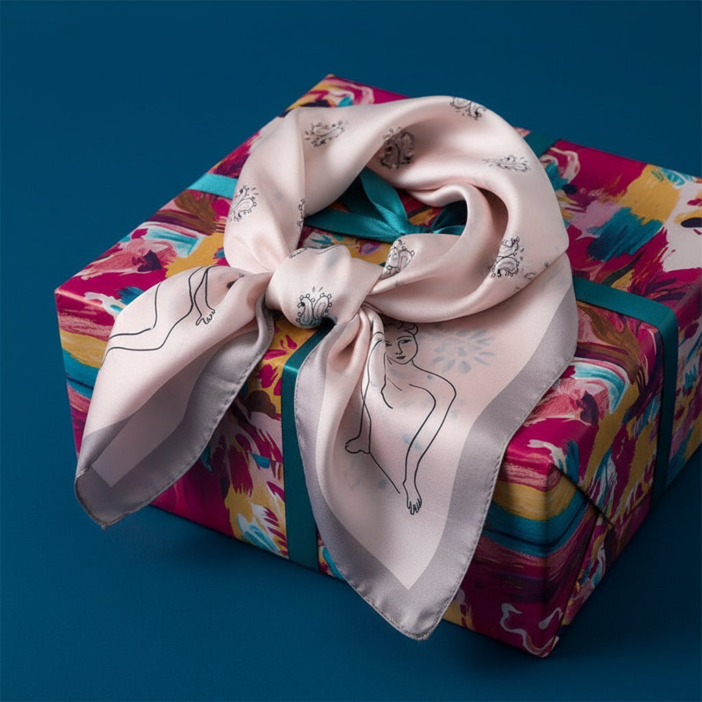 Cashew Scarf Women's Square Scarf Fashion Colored Versatile Scarf 70cm Neck Decoration Bundle eprolo