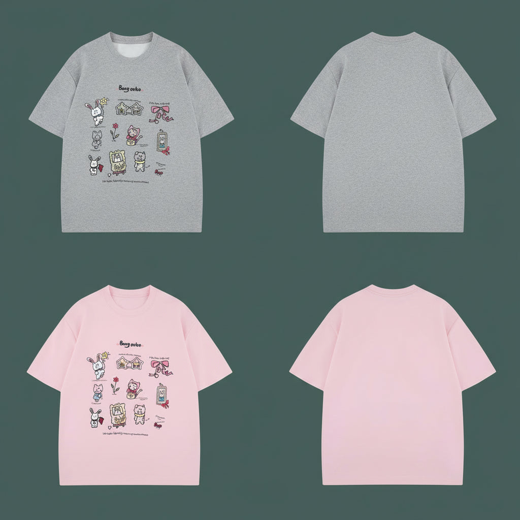 T-shirt à manches courtes imprimé homme / femme eprolo