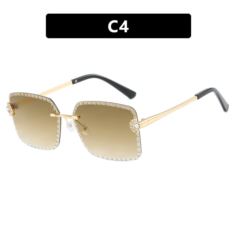 lunettes de soleil carrées sans monture eprolo