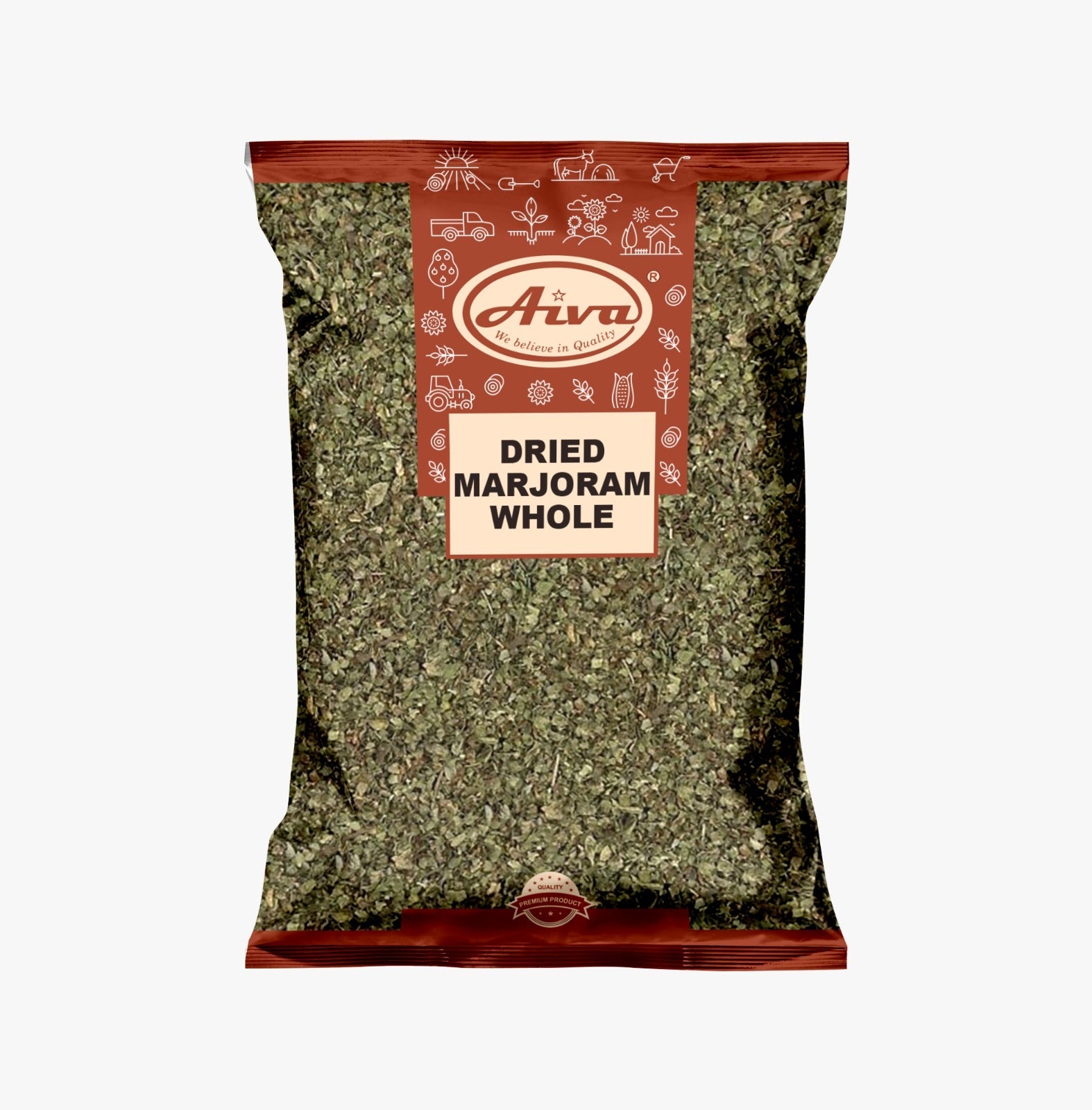 Aiva Dried Marjoram Whole / Marjoram Herb / Culinary Marjoram Leaves-1