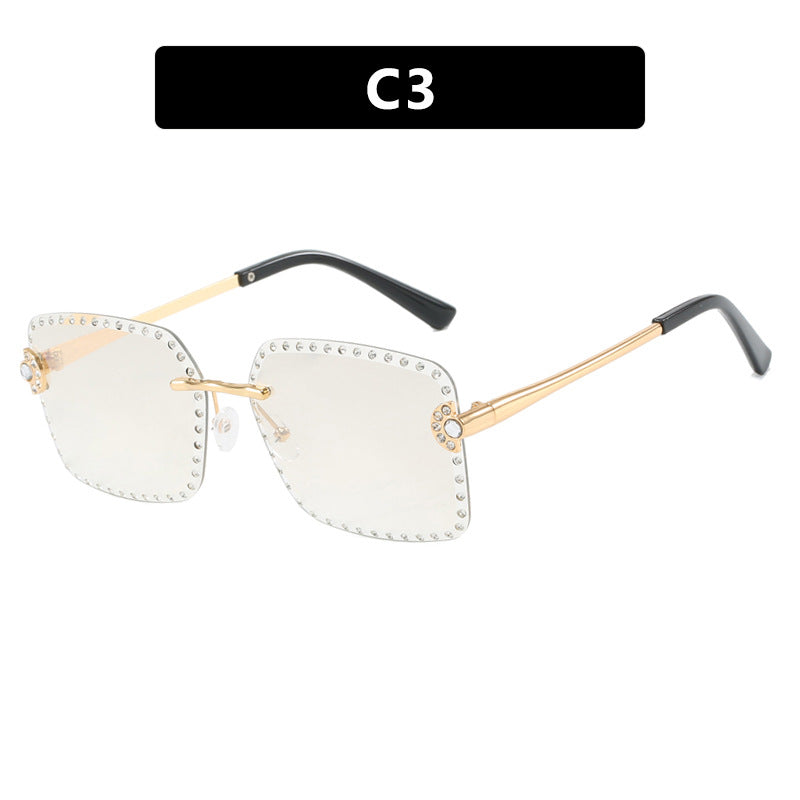 lunettes de soleil carrées sans monture eprolo