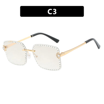 lunettes de soleil carrées sans monture eprolo