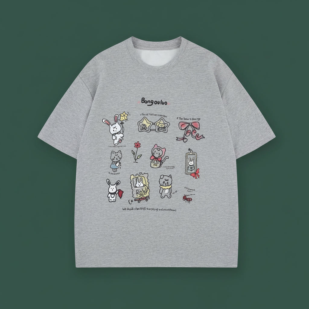 T-shirt à manches courtes imprimé homme / femme eprolo