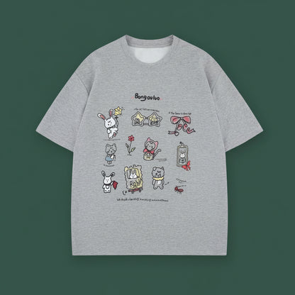 T-shirt à manches courtes imprimé homme / femme eprolo