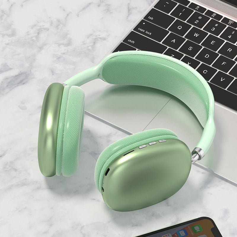 électronique: casque d'écoute Bluetooth casque sans fil, Bluetooth P9 5.3, sans fil, durée de vie de la batterie ultra-longue adapté à Apple, HUAWEI? Xiaomi - le sable vert