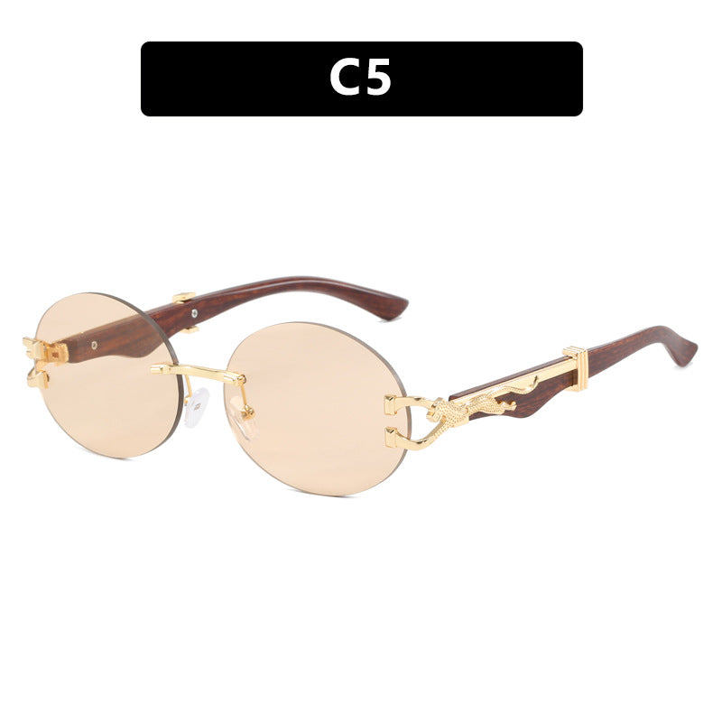 lunettes de soleil rondes sans monture eprolo