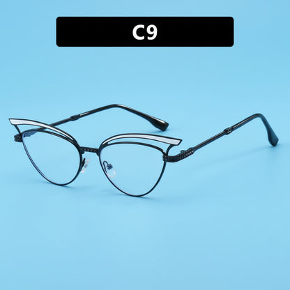 lunettes de soleil creuses oeil de chat eprolo