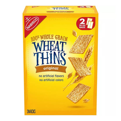 Nabisco Wheat Thins Original, Whole Grain Wheat Crackers, Snacks, 40 oz.-0