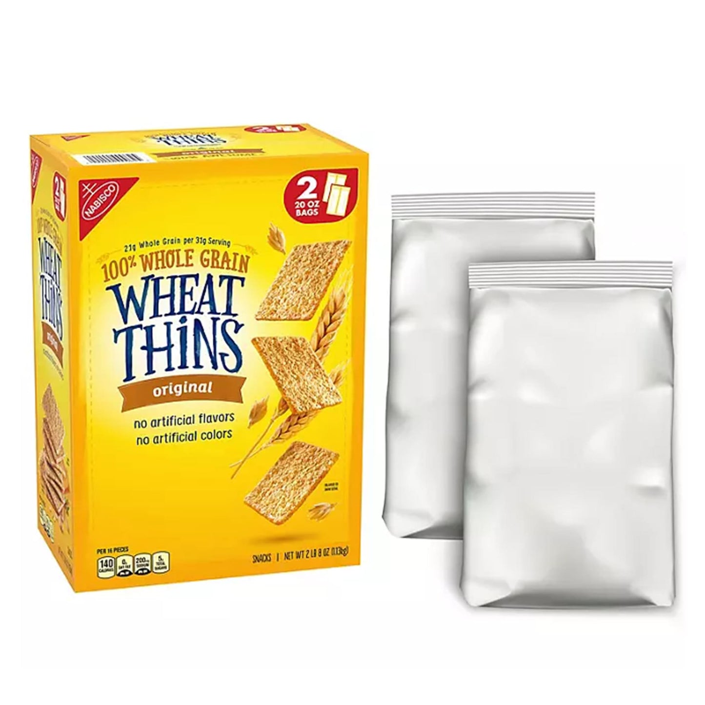 Nabisco Wheat Thins Original, Whole Grain Wheat Crackers, Snacks, 40 oz.-1