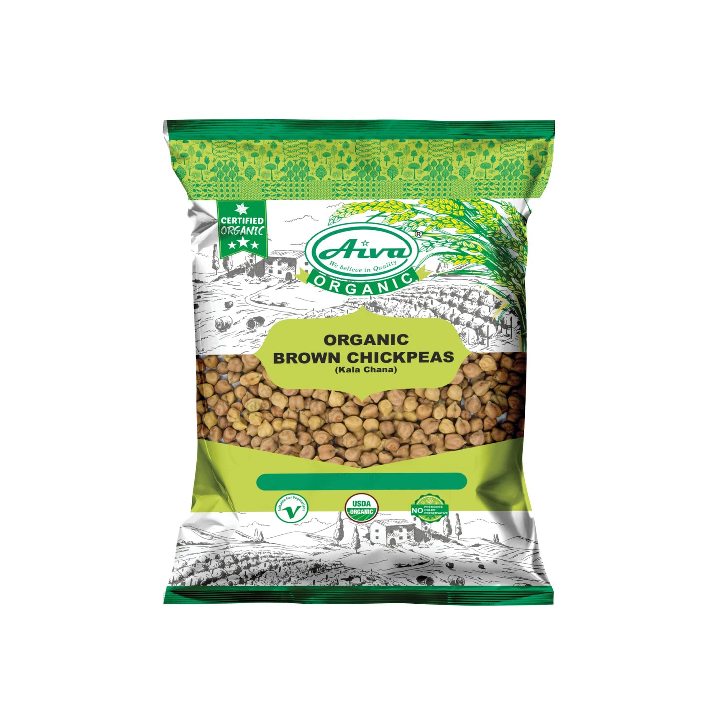 Organic Black Chick Peas (Kala Chana) - Usda Certified-1