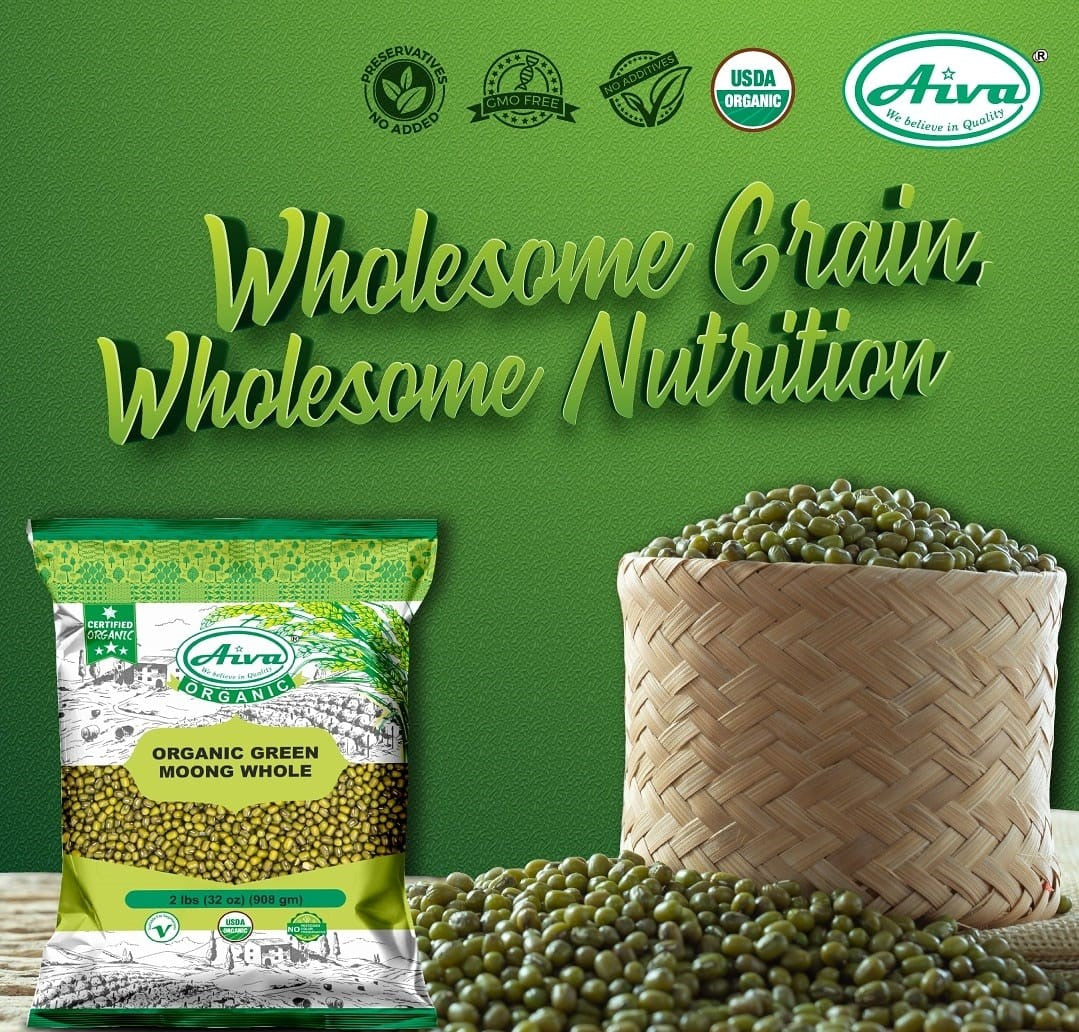 Organic Moong Whole (Green Mung Bean) - Usda Certified-5