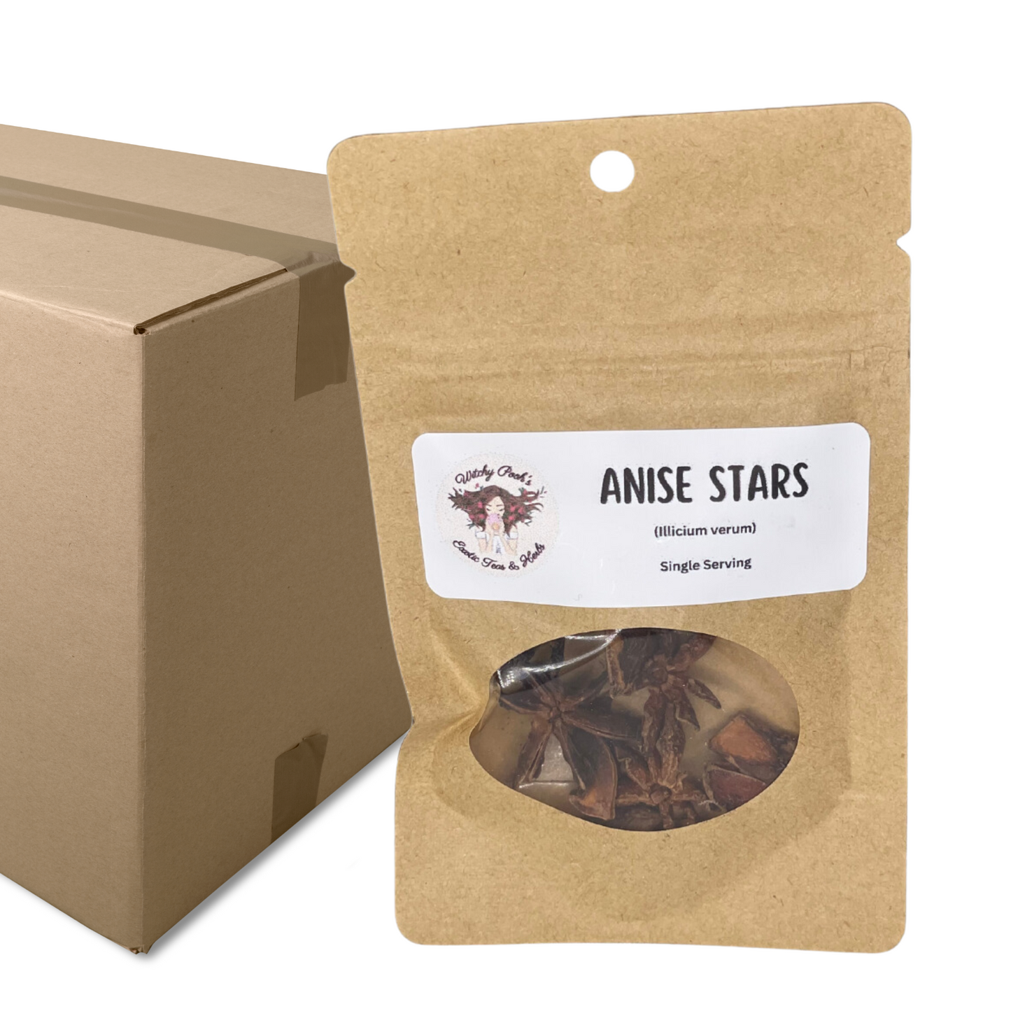 Witchy Pooh's Anise Stars Whole High Quality Strong Smell for Simmer Pots, Cooking and Ritual-21