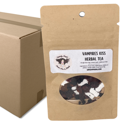 Witchy Pooh's Vampire's Kiss Loose Leaf Fruit Elderberry Herbal Tea with Candy Vampire Teeth, Caffeine Free-20