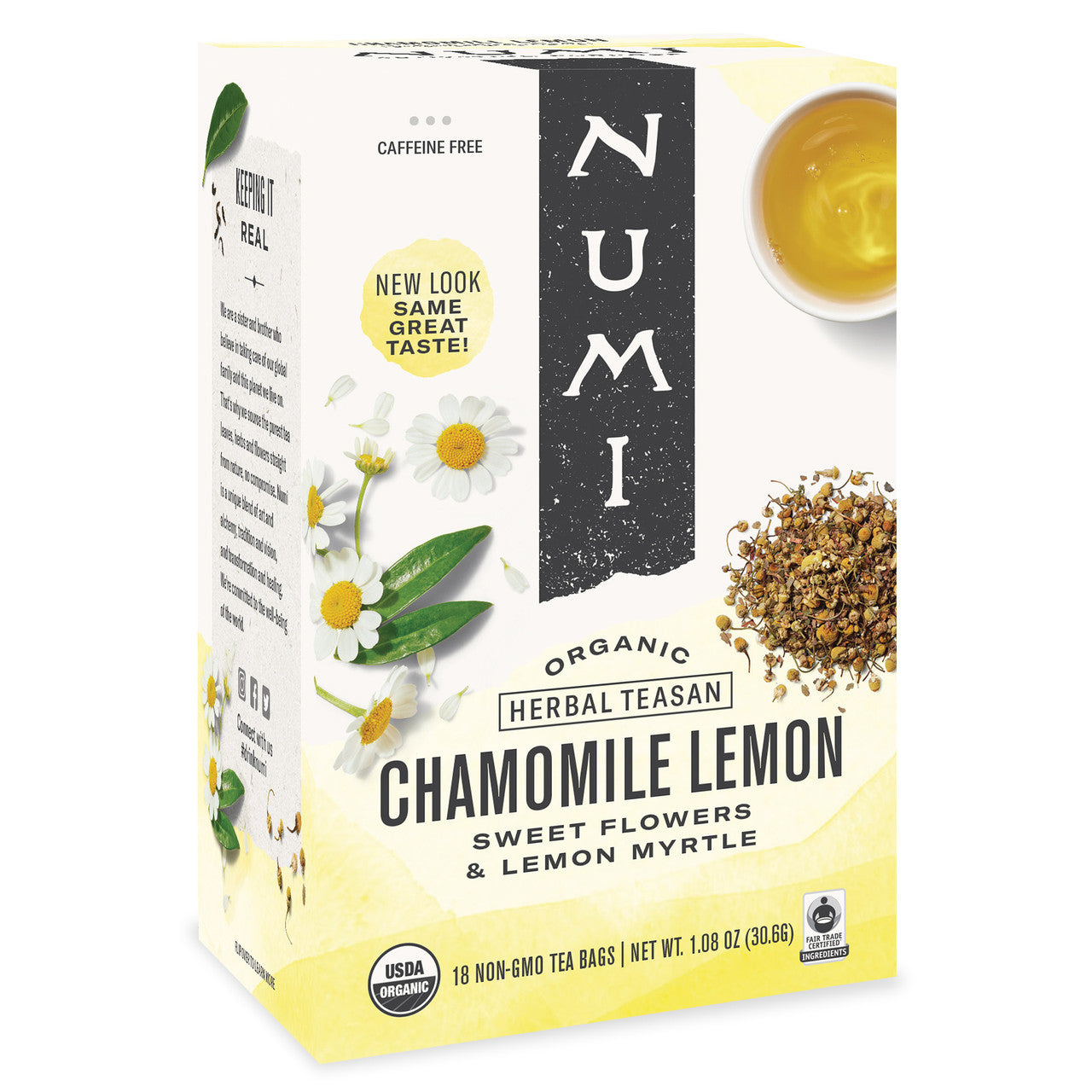 Numi Tea Chamomile Lemon Herbal Tea (6x18 Bag)-0