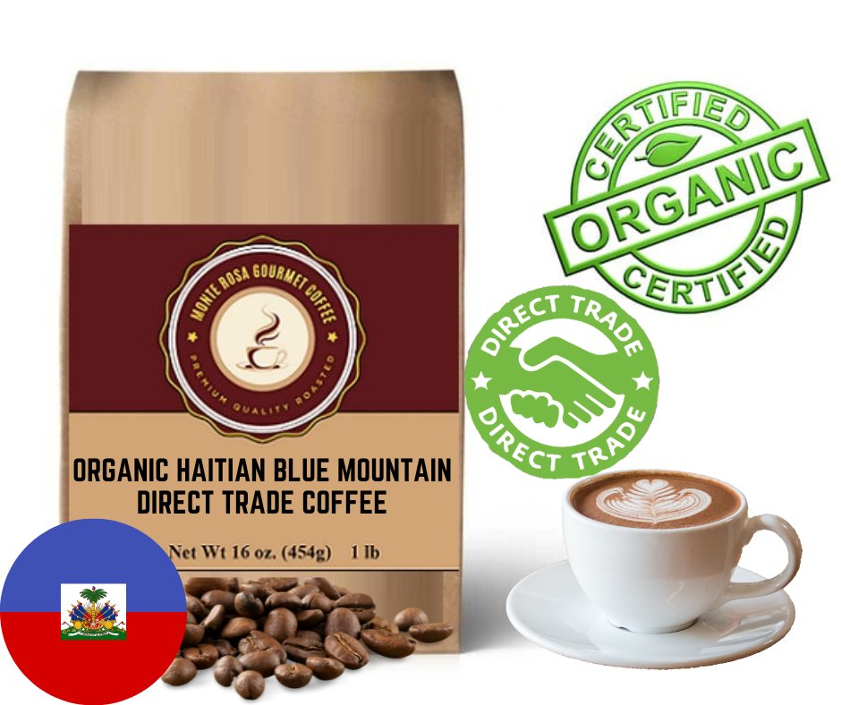 café gourmet: café biologique de mont rose, café HaÏtien Blue Mountain du commerce direct - le sable vert