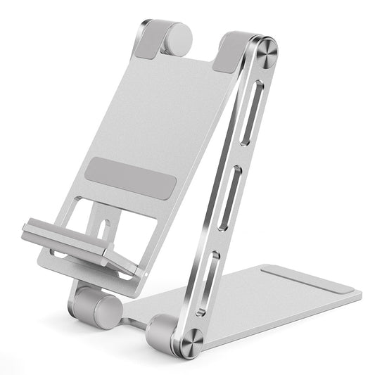 Cell Phone Stand Height Adjustable Desk Aluminum Tablet Holder - le sable vert