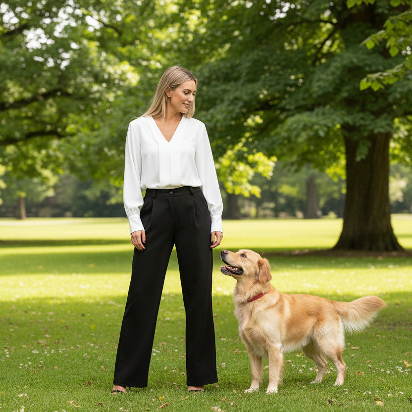  Pantalon femme model 214933 Figl 