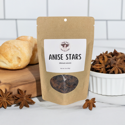 Witchy Pooh's Anise Stars Whole High Quality Strong Smell for Simmer Pots, Cooking and Ritual-1
